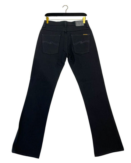 Nudie Jeans Black Cotton Men Jeans