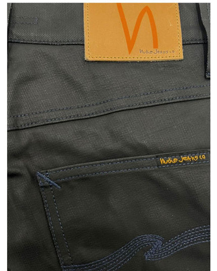 Nudie Jeans Black Cotton Men Jeans