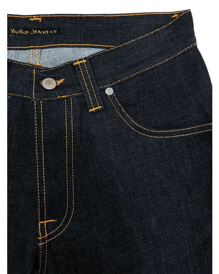 Nudie Jeans Blue Cotton Men Jeans