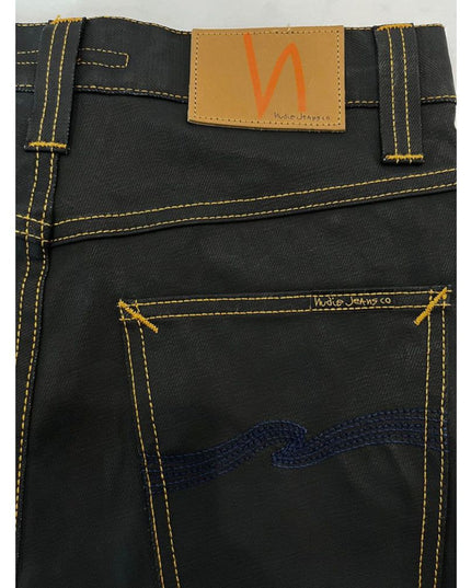 Nudie Jeans Black Cotton Men's Jean