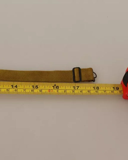 Dolce & Gabbana Yellow Mustard 100% Silk Butterfly Bow Tie Men