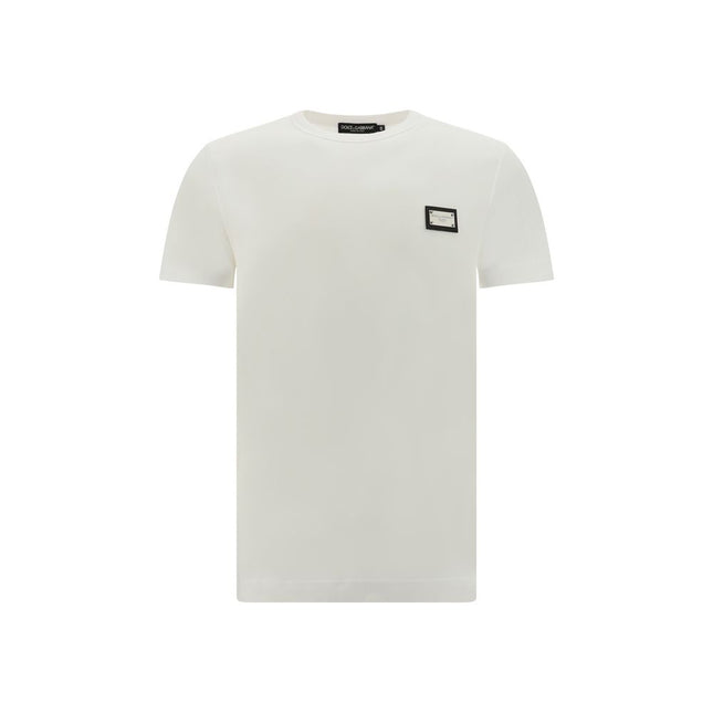 Dolce & Gabbana White Cotton T-Shirt