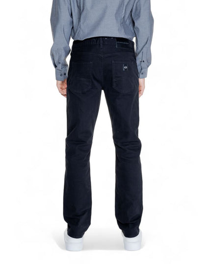 Armani Exchange Black Cotton Skinny Pants