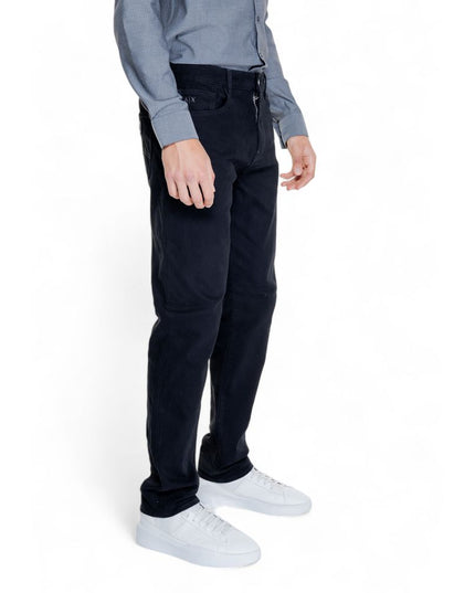 Armani Exchange Black Cotton Skinny Pants