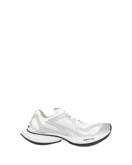 Balenciaga White Polyethylene Athletic Sneakers