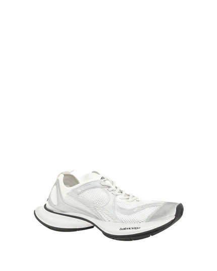 Balenciaga White Polyethylene Athletic Sneakers