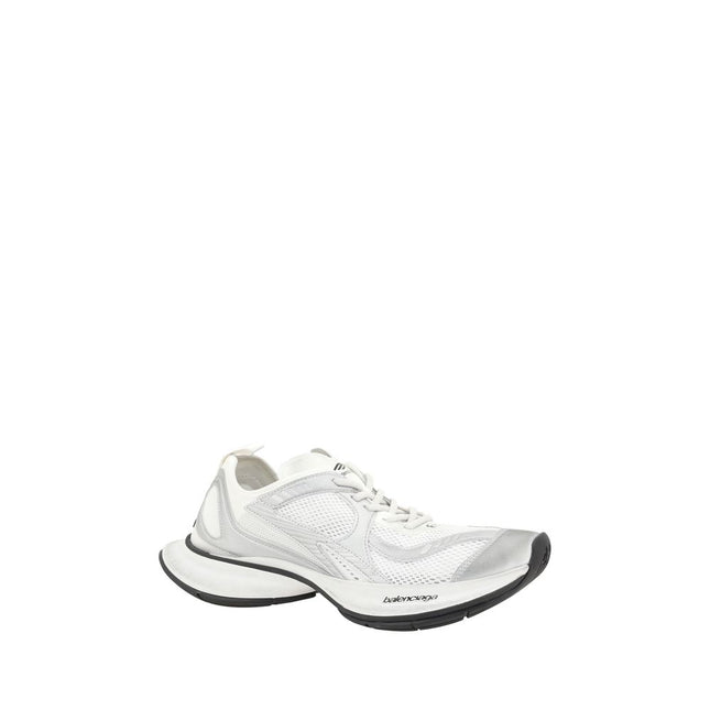Balenciaga White Polyethylene Athletic Sneakers