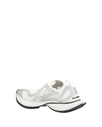 Balenciaga White Polyethylene Athletic Sneakers
