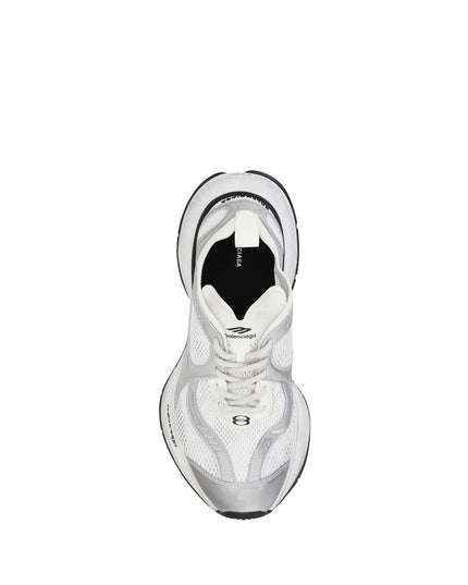Balenciaga White Polyethylene Athletic Sneakers