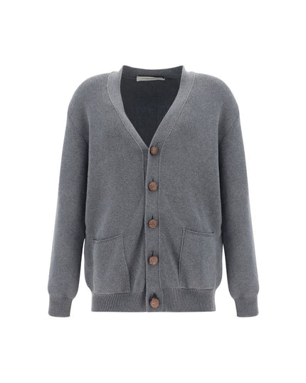 Golden Goose Gray Cotton Cardigan
