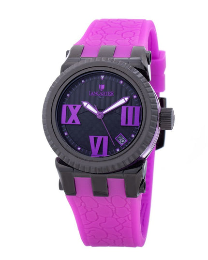 Lancaster Purple Synthetic Bracelet Watch