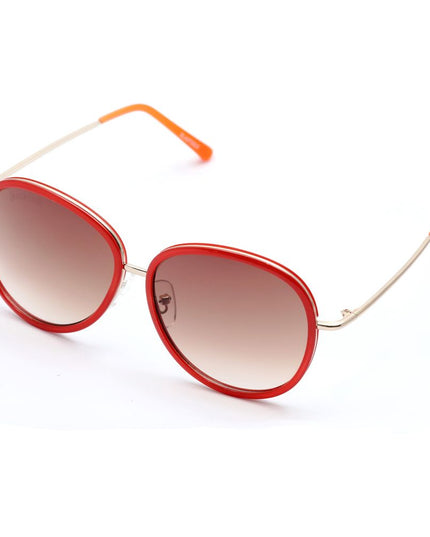 Lancaster Red Metal Sunglasses