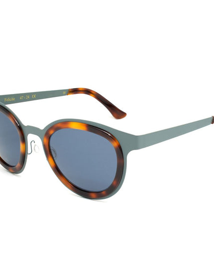 LGR Blue Stainless Steel Sunglasses