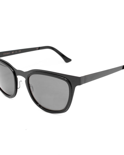 LGR Black Stainless Steel Sunglasses