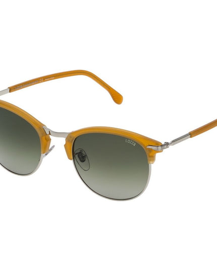 Lozza Brown Metal Sunglasses