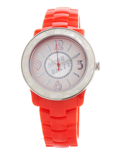 Miss Sixty Red Polyethylene Dress Watch