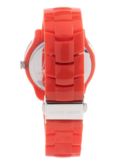 Miss Sixty Red Polyethylene Dress Watch