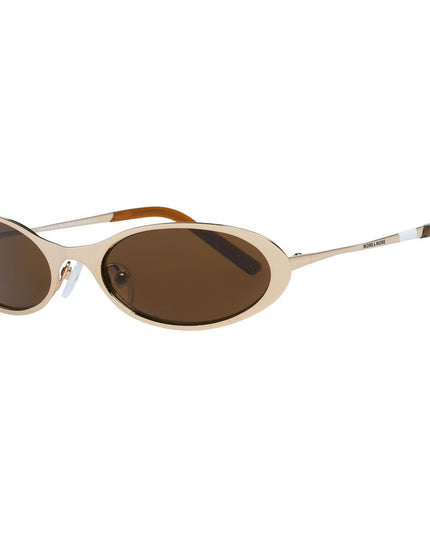 More & More Gold Metal Sunglasses