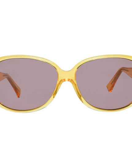 More & More Yellow Plastic Sunglasses