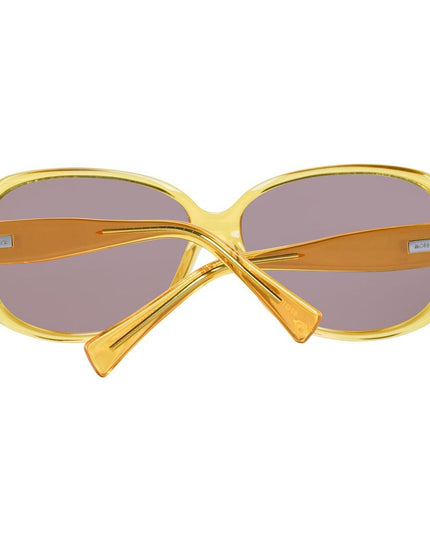 More & More Yellow Plastic Sunglasses