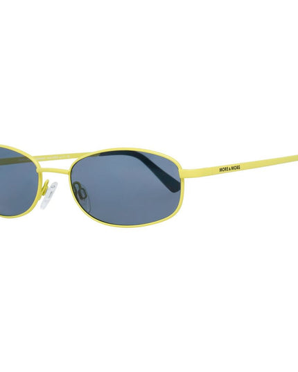 More & More Yellow Metal Sunglasses