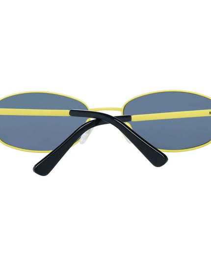 More & More Yellow Metal Sunglasses