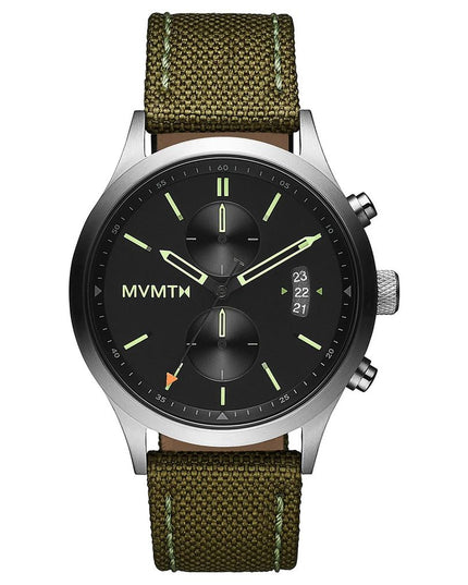 MVMT Green Fabric Dress Watch