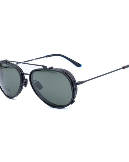 Vuarnet Black Stainless Steel Glasses (Frames)