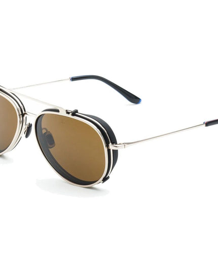 Vuarnet Brown Stainless Steel Glasses (Frames)