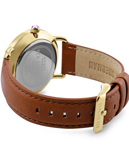 Ben Sherman Brown Leather Dress Watch