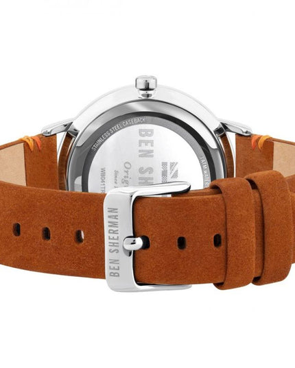 Ben Sherman Brown Fabric Dress Watch