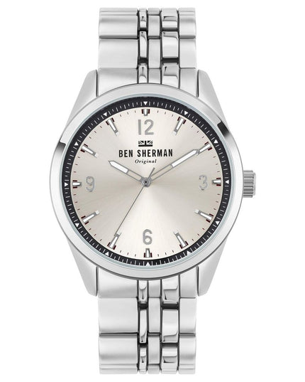 Ben Sherman Gray Stainless Steel Dress Watch