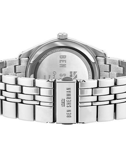 Ben Sherman Gray Stainless Steel Dress Watch