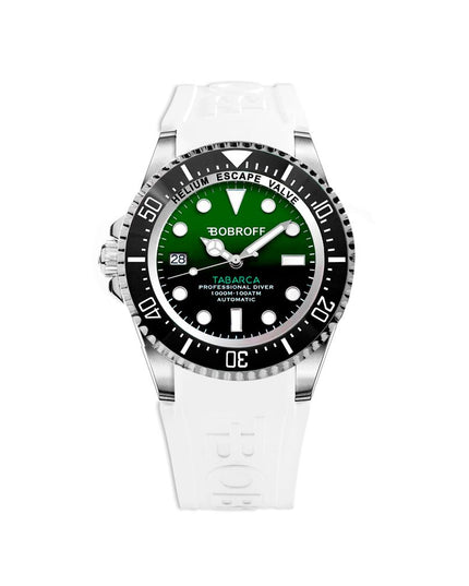 Bobroff White Synthetic Sport Watch