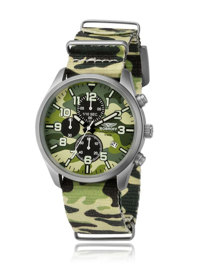 Bobroff Army Nylon Sport Watch