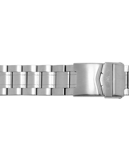 Bobroff Silver Stainless Steel Bracelet Watch