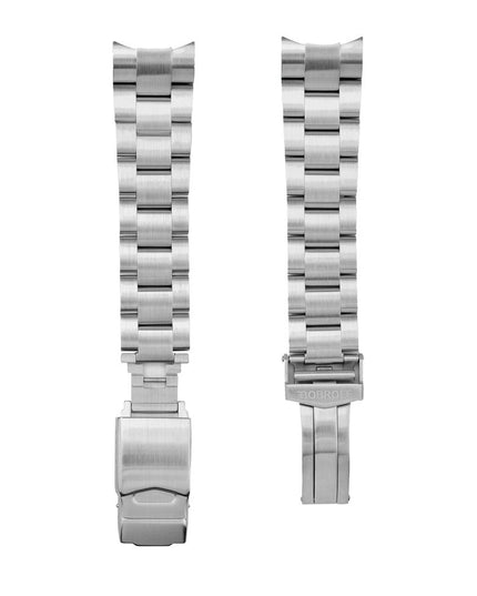 Bobroff Silver Stainless Steel Watch