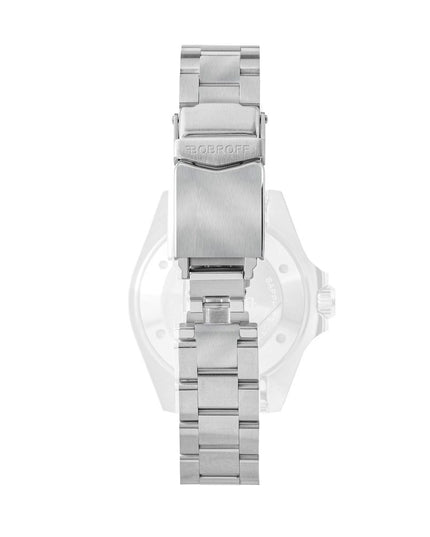 Bobroff Silver Stainless Steel Watch