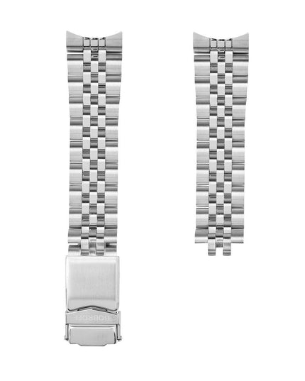 Bobroff Silver Stainless Steel Bracelet Watch
