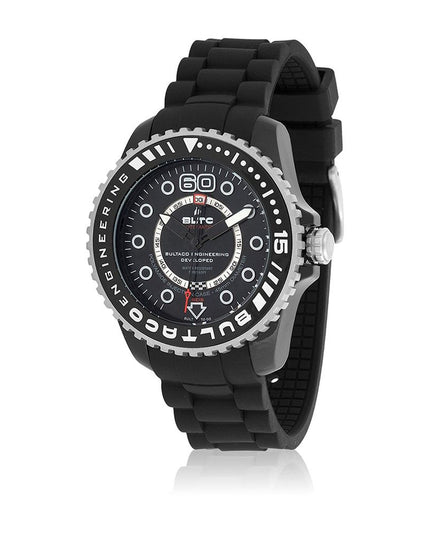 Bultaco Black Synthetic Sport Watch