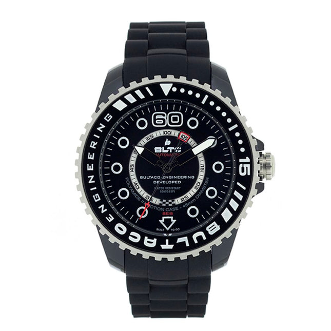 Bultaco Black Synthetic Sport Watch