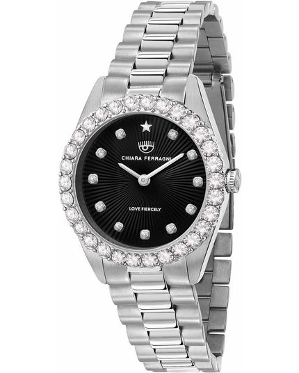 Chiara Ferragni Silver Stainless Steel Dress Watch