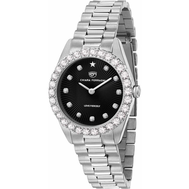 Chiara Ferragni Silver Stainless Steel Dress Watch