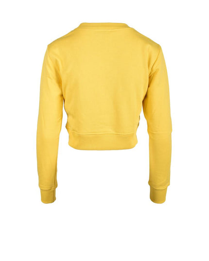 Diesel Yellow Cotton Sweatshirt