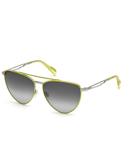 Just Cavalli Yellow Metal Sunglasses