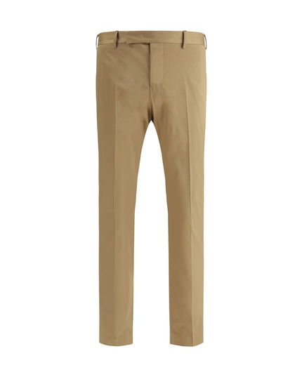 PT Torino Beige Cotton Casual Pants