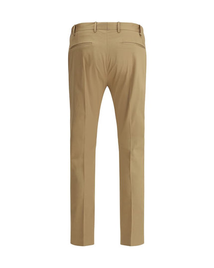 PT Torino Beige Cotton Casual Pants