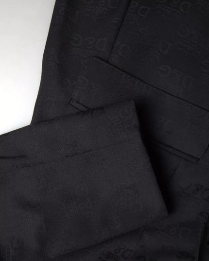 Dolce & Gabbana Black Long Sleeve Coat Blazer Jacket