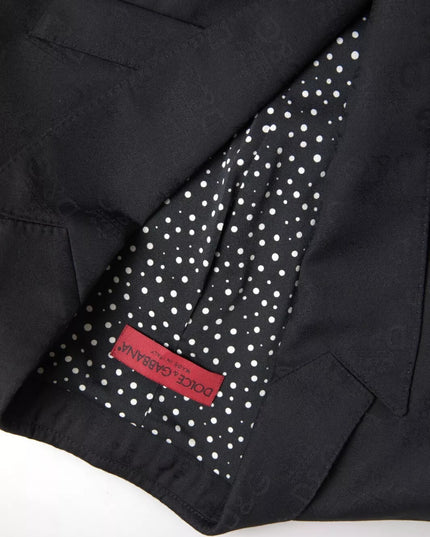 Dolce & Gabbana Black Long Sleeve Coat Blazer Jacket