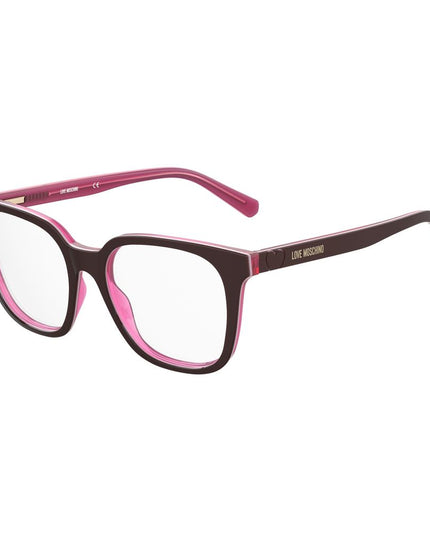 Love Moschino Burgundy Acetate Glasses (Frames)